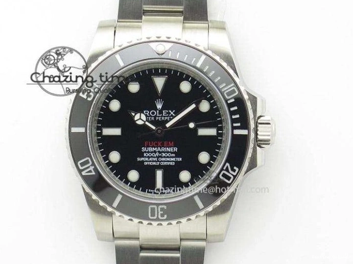 0512 Submariner Phantomlab Transparent KZF Best Edition Deep Blue Dial on White Rubber Strap VR WellDesigned 2568
